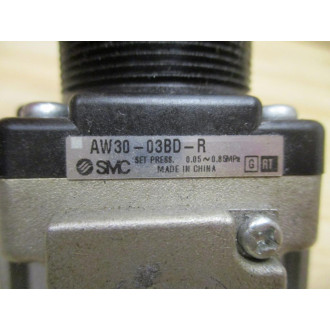 SMC AW30-03BD-R Modular Filter Regulator AW3003BDR WO Bowl - Used