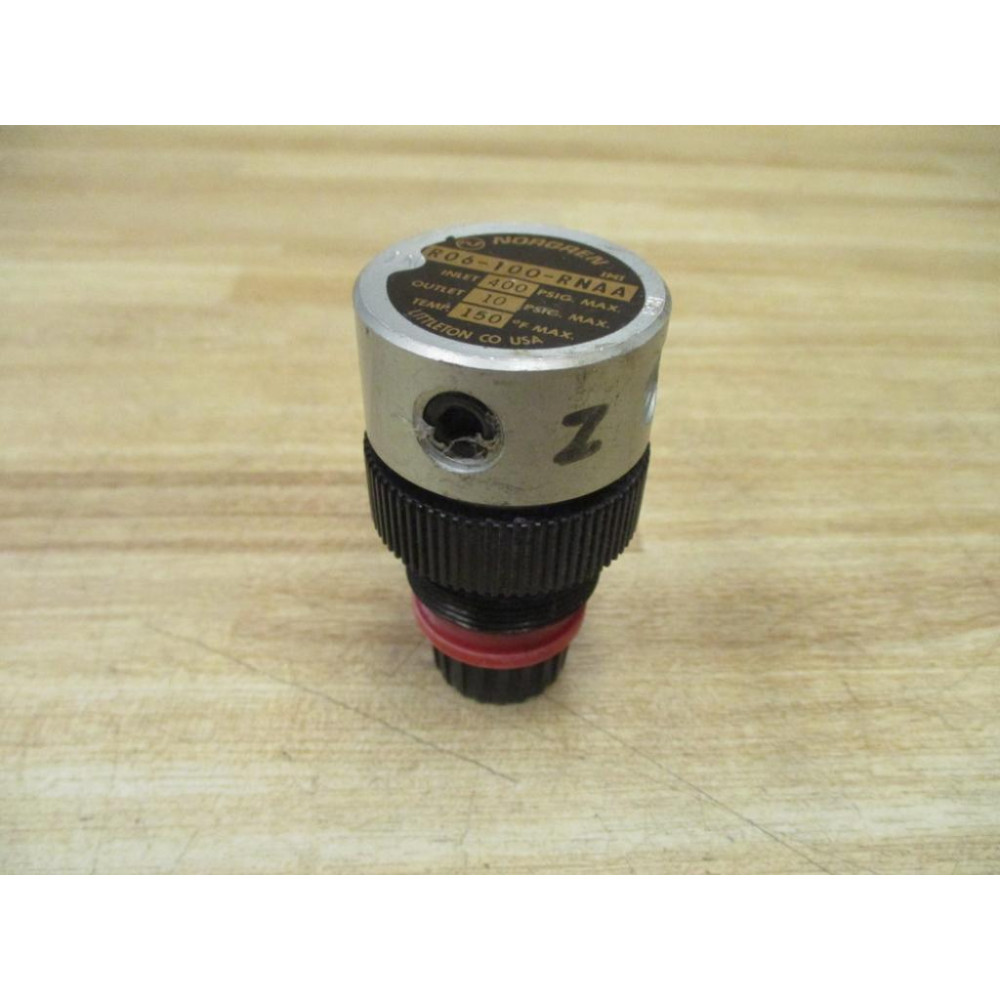 Norgren R06-100-RNAA WaterAir Regulator R06100RNAA - Used
