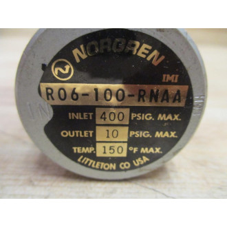 Norgren R06-100-RNAA WaterAir Regulator R06100RNAA - Used