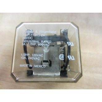 Potter & Brumfield KUP-11D15-24V Relay KUP-11D15-24 VDC - Used