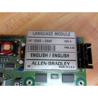 Allen Bradley 74103-236-55 Control Bd 1336E-MC1-SP42A Rev.02 - Used