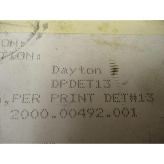 Dayton DPDET13 Punch DET.13 - New No Box