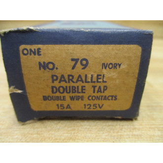 Eagle Electric Mfg 79 Bakelite Parallel Double Tap Outlet (Pack of 3)