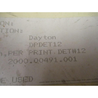 Dayton DPDET12 Punch DET.12 - New No Box