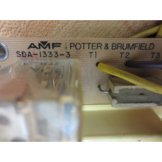 AMF SDA-1333-3 Carrier Time Guard II Time Delay Relay Bd HN67PA024 - Used