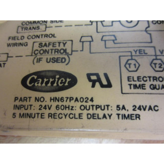 AMF SDA-1333-3 Carrier Time Guard II Time Delay Relay Bd HN67PA024 - Used