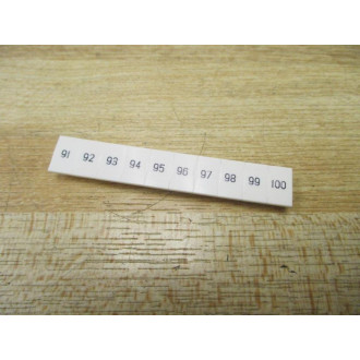 Eaton XBMZB6H91 Terminal Marker Tags XMBZB6H91 (Pack of 10)