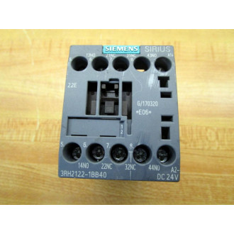 Siemens 3RH2122-1BB40 Contactor 3RH21221BB40 - Used