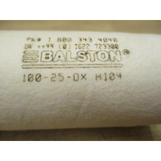 Balston 100-25-DX H104 Replacement Filter Element 100-25-DX (Pack of 2)