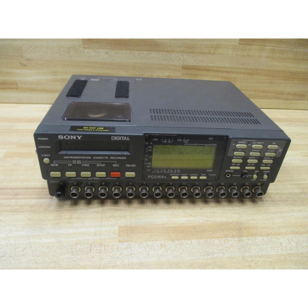 Sony PC216AX Instrumentation Cassette Recorder - Used Sony PC216AX Instrumentation Cassette Recorder - Used
