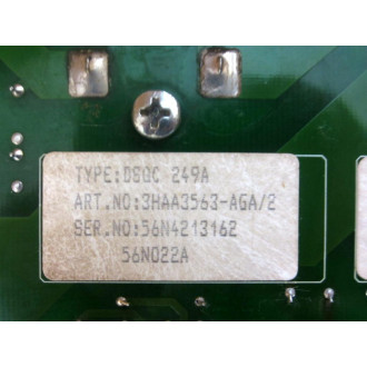ABB 3HAA3563-AGA2 DSQC 249A Servo Rectifier Unit 91022-347 - Used
