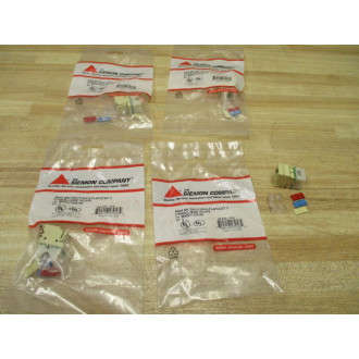 Siemon Company MX3-F-U3-20 Max Module Voice Jack Insert MX3FU320 (Pack of 4)