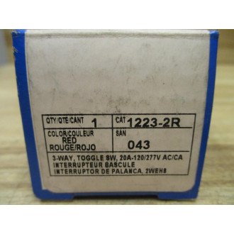 Leviton 1223-2R Toggle Switch 12232R (Pack of 6)