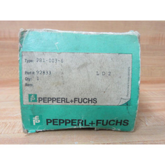 Pepperl + Fuchs PB1-003-6 Capacitive Palm Button 92833