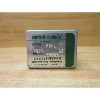 Consolidated Engineering PS-1 Control Module PS1 - Used