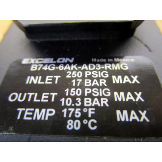 Norgren B74G-6AK-AD3-RMG Excelon Filter Regulator B74G6AKAD3RMG WGauge - New No Box