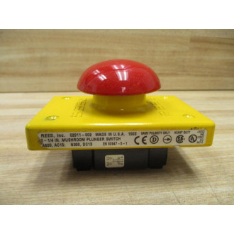 Rees 02911-002 Mushroom Plunger 02911002