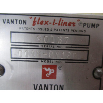 Vanton CCAM-PY18B Flex-i-liner Pump CCAMPY18B - Used