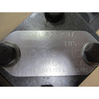 Moog 60-297 Valve 60297 - Used