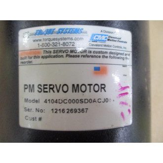 Torque SystemsCMC 410DC005D0ACJ007 PM Servo Motor - Used