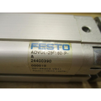 Festo ADVUL-25-160-P-A Compact Cylinder 24400390 - New No Box