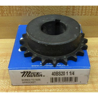 Martin 40BS20 1 14 Sprocket 40BS20114