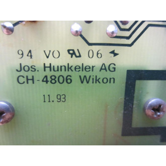 Hunkeler AG 8200.00011 Circuit Board BC 8200.00011 2 - Parts Only