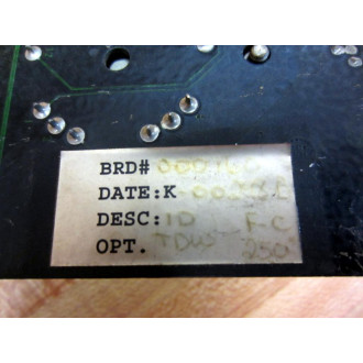 AEC A0508315 TDW-1D Temp.Control Board - Parts Only