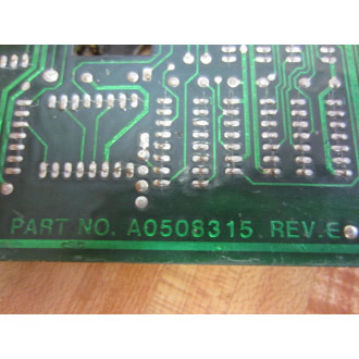 AEC A0508315 TDW-1D Temp.Control Board - Parts Only