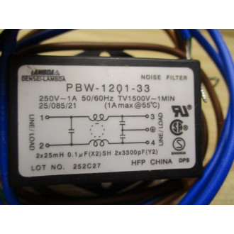 Lambda PBW-1201-33 Noise Filter PBW120133 - New No Box