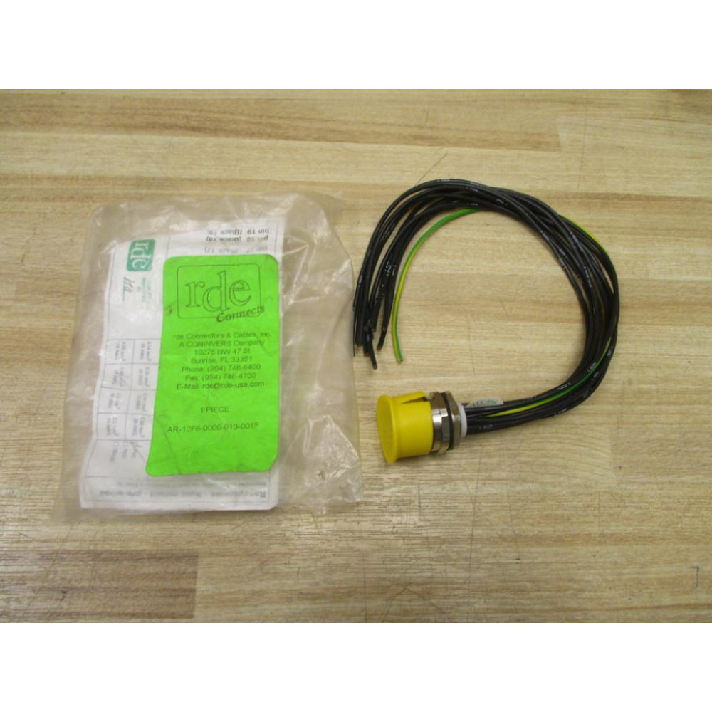 RDE Connects AR-12F6-0000-010-001F Receptacle AR12F60000010001F