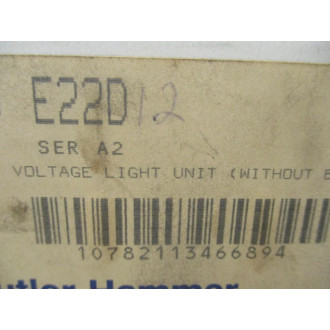 Cutler HammerEaton E22D12 Light Module