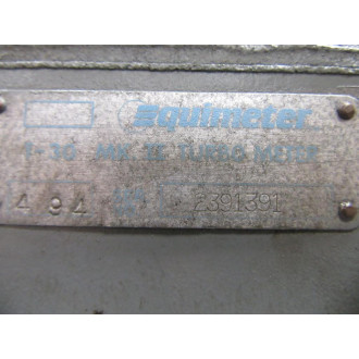 Equimeter 2391391 Gas Turbine RegulatorMeter - Used