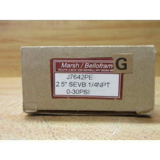 MarshBellofram J7642PE Pressure Gauge