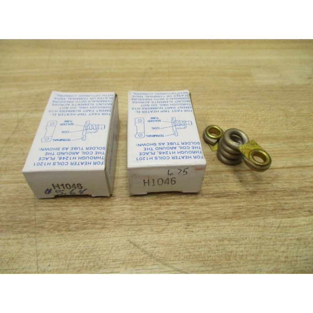 Cutler Hammer Westinghouse H-1046 Overload Heater H1046 (Pack of 2)