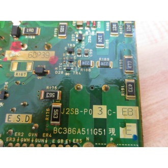 Mitsubishi BC386A511G51 Drives-Servo-PCB  BC386A511H01 J2SB-P03C-EB - Used