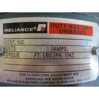 Reliance F52C0727N QJ Unibrake 413366-2G