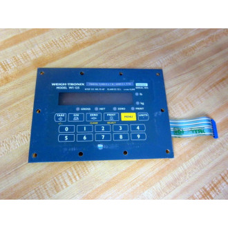 Weigh-Tronix WI-125 Weight Indicator LED Operator Panel WI125 - Used