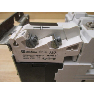 Cutler Hammer A201K2BA Eaton Motor Control Contactor 6710C55G02 WJ20 - Used