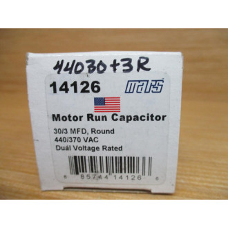 Mars 14126 Motor Run Capacitor 30+3.0µF 440VAC