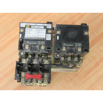 Square D 8736SCO8S Starter 8736-SC08S WReset Button - Used