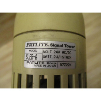 Patlite SLEB-A Signal Tower SLEBA Cracked (Pack of 2) - Used