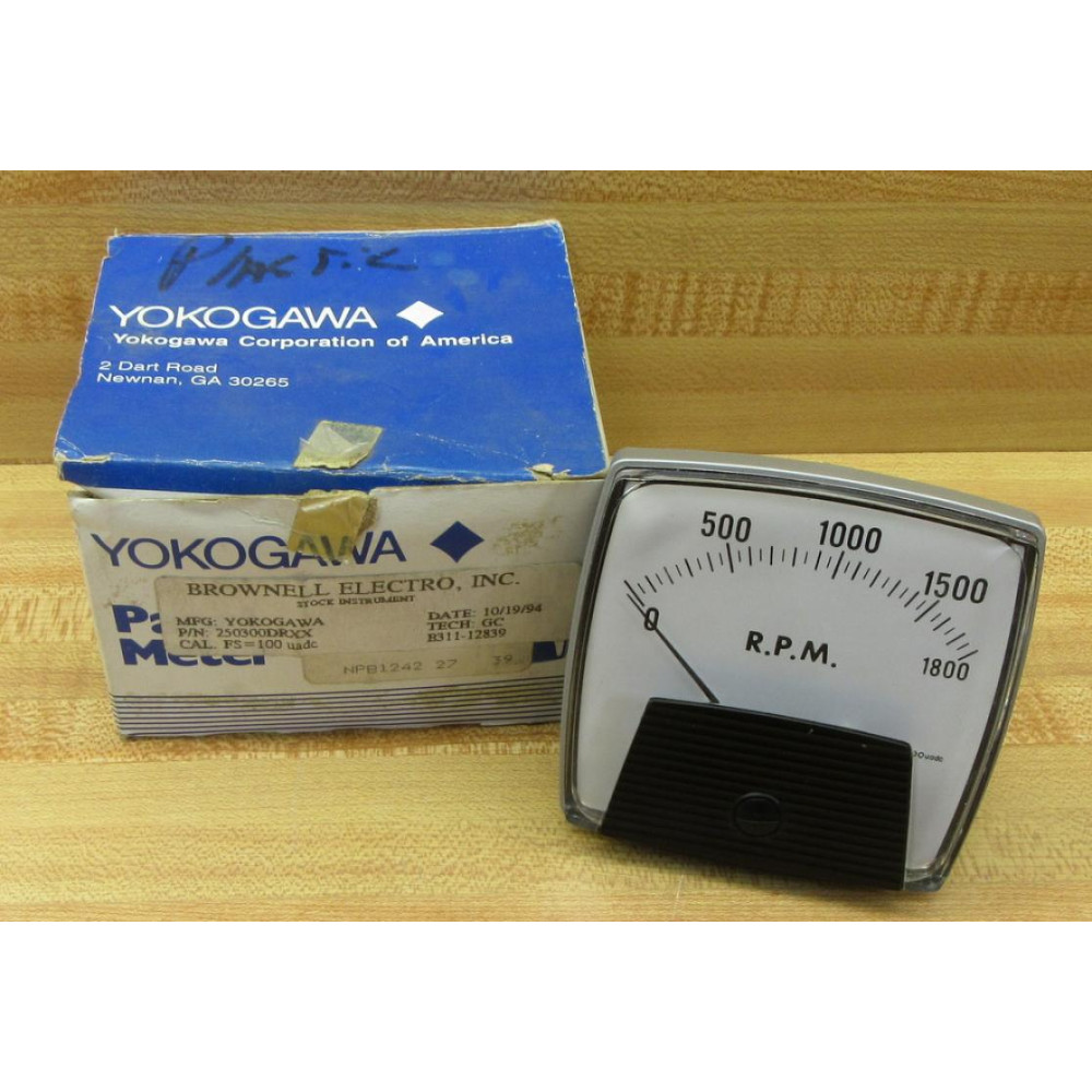 Yokogawa 250300DRXX RPM Gauge