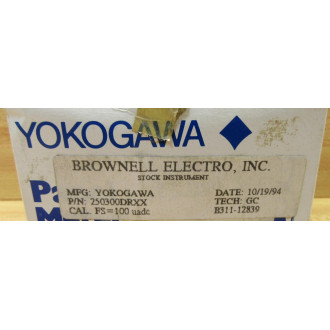 Yokogawa 250300DRXX RPM Gauge
