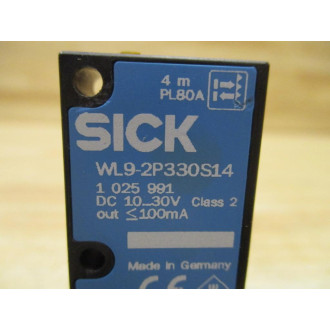 Sick WL9-2P330S06 Photoelectric Sensor WL92P330S06 - Used