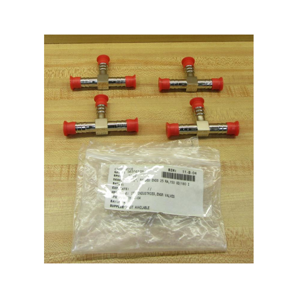 ITT Industries 7HB-7-04 Tee 7HB704 (Pack of 4)