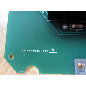 Web Printing 651-6-0123 Circuit Board 651-3-0123 - Used