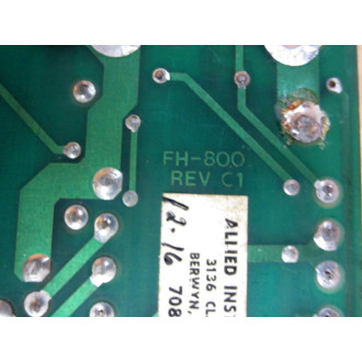 Fast Heat FH-800D Temp Control Digital Set Module FH-800 WO IO Switch - Used