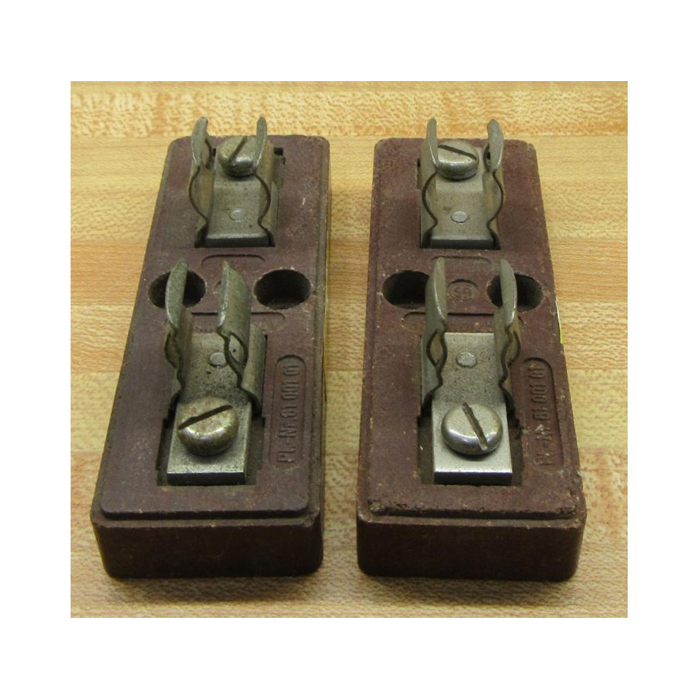 Siba 61 001 01 Fuse Holder 6100101 (Pack of 2) - Used