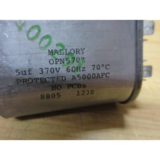 Mallory OPN570Z Capacitor - Used
